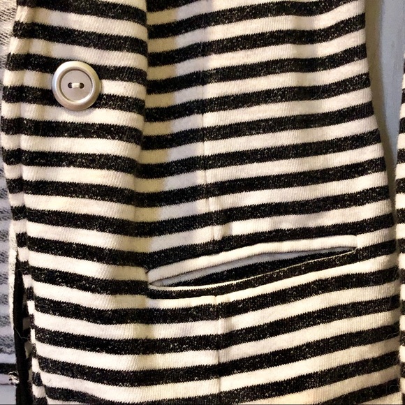 GUESS STRIPED SWEATER BLAZER JACKET SIZE XS - Picture 4 of 5